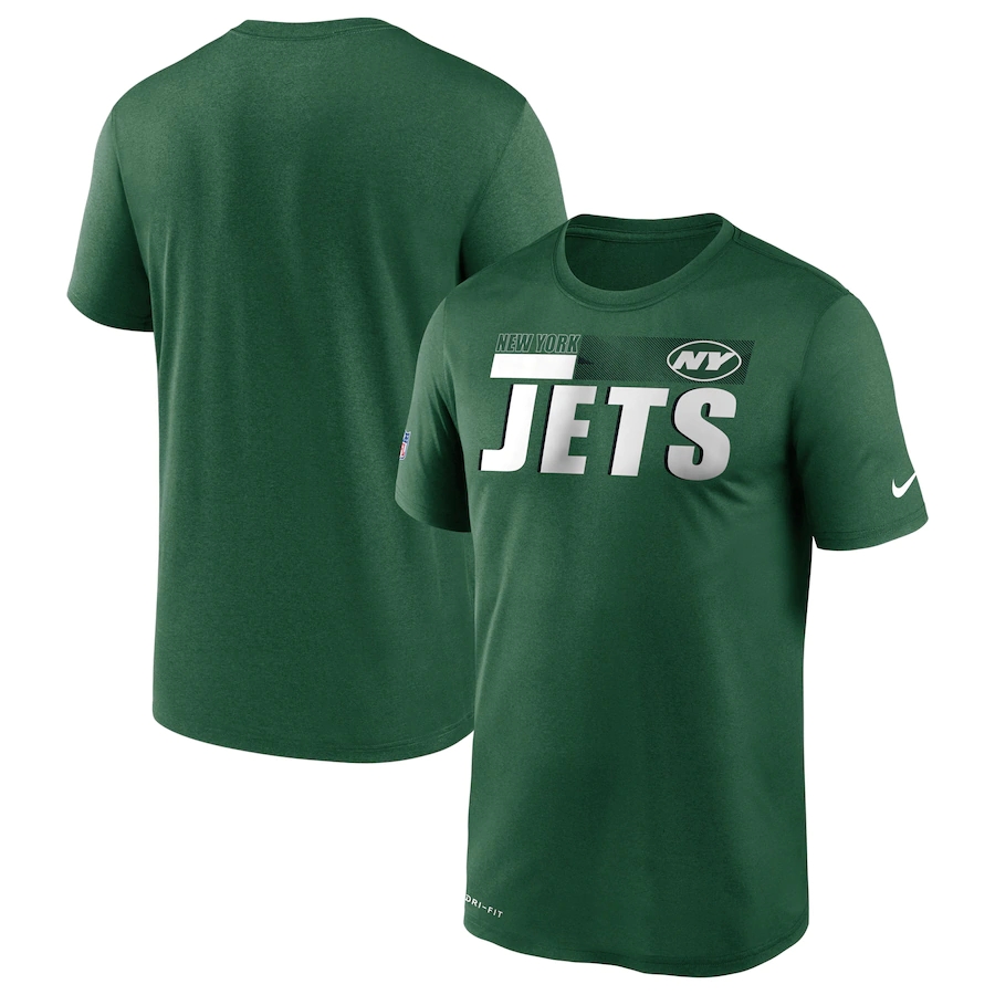 Men's New York Jets 2020 Green Sideline Impact Legend Performance T-Shirt